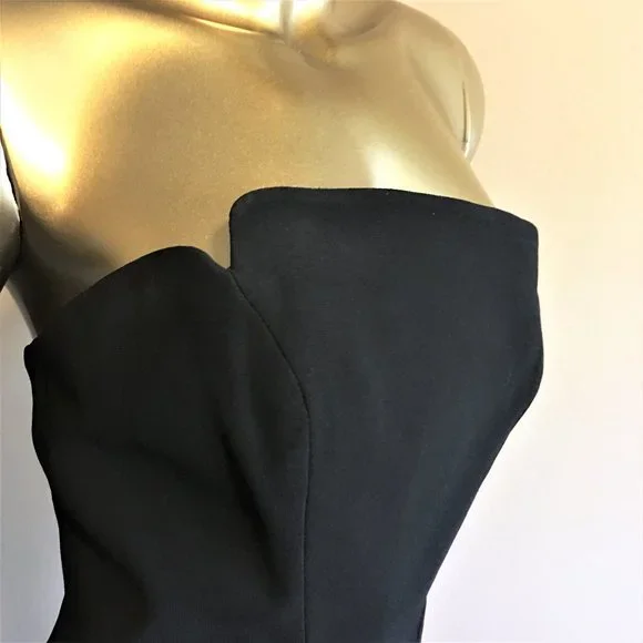 JILL JILL STUART Black Harlow Strapless Dress |  2 - Picture 6 of 13